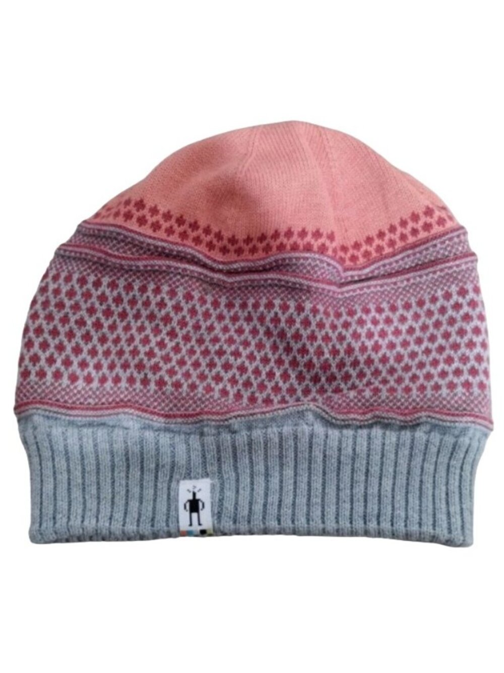 Smartwool Popcorn Cable Beanie Sunset Coral One Size Warm Wool Winter Hat
